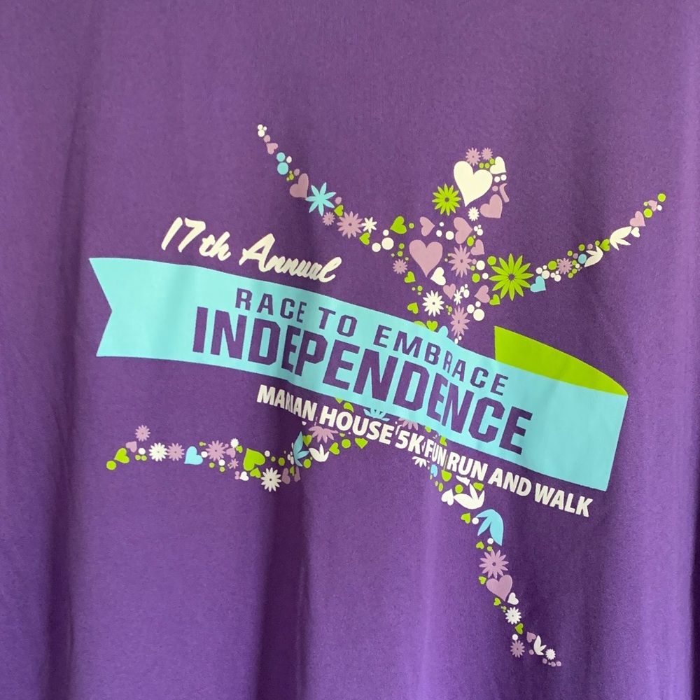 Race to Embrace Independence Purple Event Tee